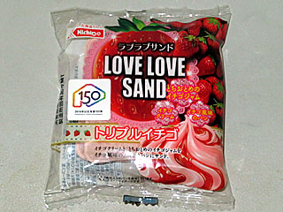 ラブラブサンド | ラブラブサンド・トリプルイチゴ | 日糧製パン | 北海道のご当地グルメ