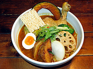 スープカレー | やわらかチキンと大地の恵み＆レンコン＆チキンスープ | 奥芝商店 | 北海道・札幌のご当地グルメ