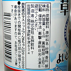草津よいとこサイダー | 群馬県（草津）のご当地B級グルメ